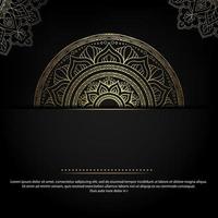 Fondo de mandala ornamental de lujo con estilo de patrón oriental islámico árabe vector premium vector gratuito