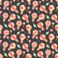 Design patterns with various colorful ice cream shapes vector