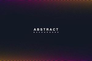 Abstract gradient lines curve dark background vector