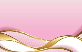 Abstract Luxury Gold Pink Background vector