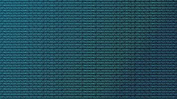 Hacked with Binary Security and protection Concept vector