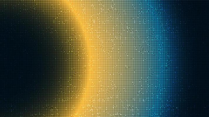 Orange Light Technology Background