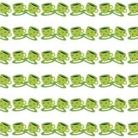 green cups seamless pattern beautiful vector