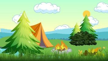 Camping Cartoon Stock Video Footage for Free Download Camping Cartoon Stock Video Footage for Free Download