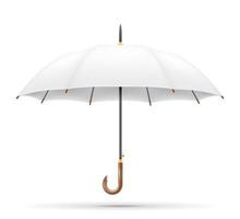 classical umbrella from rain stock vector illustration isolated on background