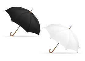 classical umbrella from rain stock vector illustration isolated on background