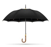 classical umbrella from rain stock vector illustration isolated on background