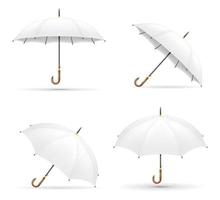 classical umbrella from rain stock vector illustration isolated on background