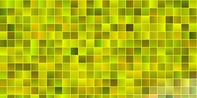 textura de vector amarillo verde claro en estilo rectangular