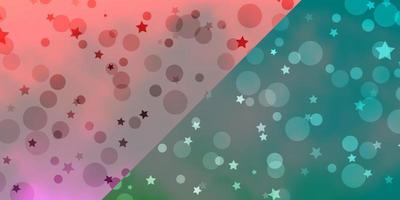Abstract vector background with colorful gradient