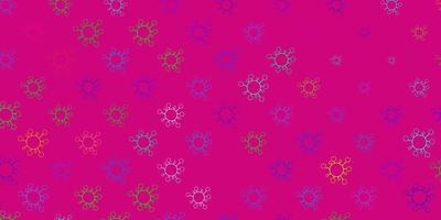 Colorful vector abstract background with gradient