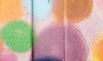 Fondo de pared pintada multicolor círculo