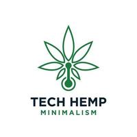 premium essential hemp vector logo