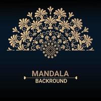 Mandala design background vector