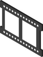 Isometric film icon vector
