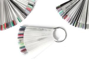 A set of cosmetic tools for manicure and pedicure closeup photo