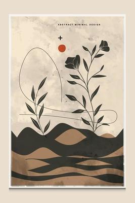 Modern Minimal And Elegant Botanical Abstract Background Suitable For Suitable For Printing As A Painting Interior Decoration Social Posts Flyers Book Covers