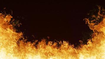Abstract Fire Framing Background
