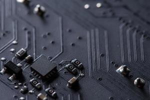 Electronic chip technology bard photo
