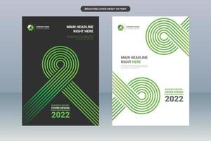 Rounded Green Line Business Book Cover