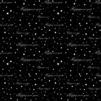 fondo negro transparente con letras doradas y estrellas vector