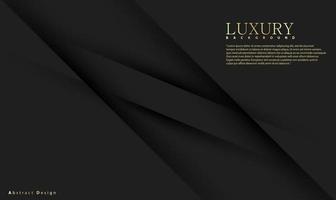 Abstract black luxury background vector