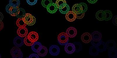 Colorful vector abstract background with gradient