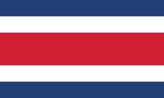 vector illustration of the Costa Rica flag