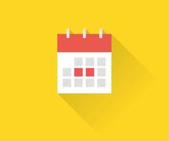 Calendar day vector