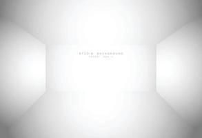 Empty studio room background vector