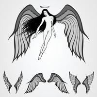 wing of angels vector