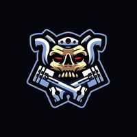 Skull Garage Custom vector