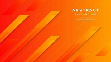 Abstract modern background gradient color. Orange and yellow gradient arrow shape. vector