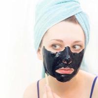 Cosmetic black mask photo