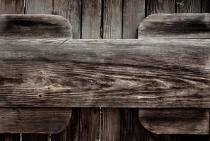 Ancient wooden door background photo
