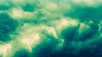 Dramatic stormy dark green background photo