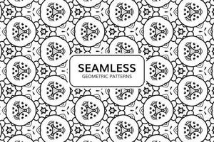 Abstract Geometric Seamless Pattern Background vector
