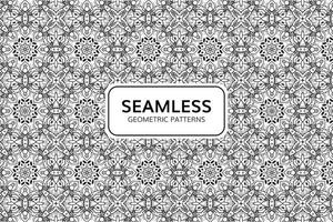 Abstract Geometric Seamless Pattern Background vector