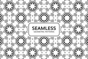 Abstract Geometric Seamless Pattern Background vector