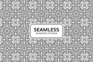 Abstract Geometric Seamless Pattern Background vector