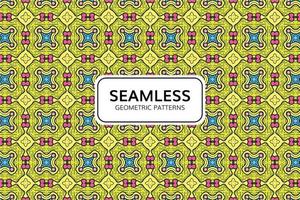 Abstract Geometric Seamless Pattern Background vector