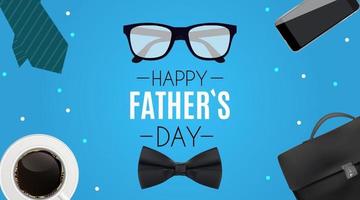 Happy Fathers Day Background vector