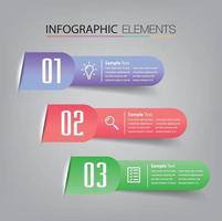 modern text box template banner Infographics vector