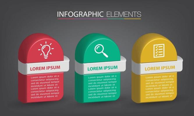 modern text box template banner Infographics