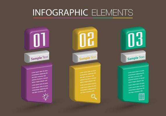 modern text box template banner Infographics