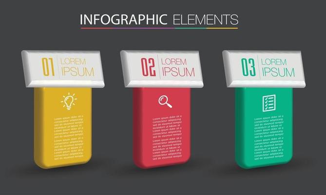 modern text box template banner Infographics