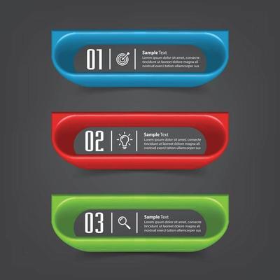 modern text box template banner Infographics