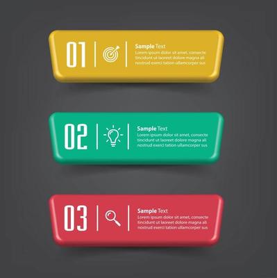 modern text box template banner Infographics