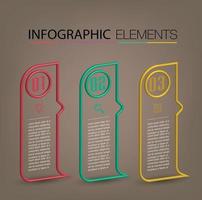 Template banner Infographics on a tan background vector