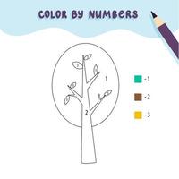 Color by numbers vector